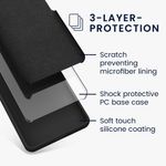 Laptop, Telefoane si Tablete - Telefoane mobile si accesorii - Accesorii Telefoane - Huse telefoane - Husa Kwmobile pentru iPhone 15 Pro Max, incarcare wireless, silicon, negru - Infinity.ro