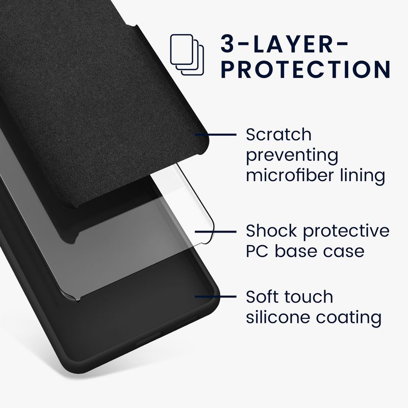 Laptop, Telefoane si Tablete - Telefoane mobile si accesorii - Accesorii Telefoane - Huse telefoane - Husa Kwmobile pentru iPhone 15 Pro Max, incarcare wireless, silicon, negru - Infinity.ro