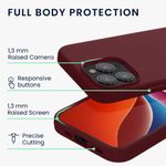 Laptop, Telefoane si Tablete - Telefoane mobile si accesorii - Accesorii Telefoane - Huse telefoane - Husa Kwmobile pentru iPhone 15 Pro, incarcare wireless, anti-alunecare, silicon, mov - Infinity.ro