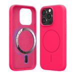 Laptop, Telefoane si Tablete - Telefoane mobile si accesorii - Accesorii Telefoane - Huse telefoane - Husa Kwmobile pentru iPhone 15 Pro, compatibilitate MagSafe, silicon, roz - Infinity.ro