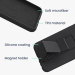 Laptop, Telefoane si Tablete - Telefoane mobile si accesorii - Accesorii Telefoane - Huse telefoane - Husa Kwmobile pentru iPhone 15 Pro, functie stand, silicon, maro - Infinity.ro
