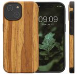 Laptop, Telefoane si Tablete - Telefoane mobile si accesorii - Accesorii Telefoane - Huse telefoane - Husa Kwmobile pentru iPhone 15, anti-alunecare, lemn, TPU, maro - Infinity.ro