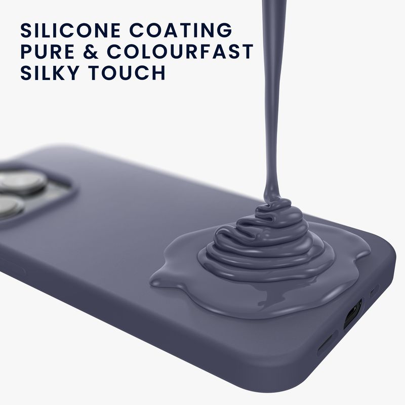 Laptop, Telefoane si Tablete - Telefoane mobile si accesorii - Accesorii Telefoane - Huse telefoane - Husa Kwmobile pentru iPhone 15 Pro, incarcare wireless, silicon, gri - Infinity.ro