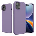 Laptop, Telefoane si Tablete - Telefoane mobile si accesorii - Accesorii Telefoane - Huse telefoane - Husa Kwmobile pentru iPhone 15, incarcare wireless, silicon, mov violet - Infinity.ro