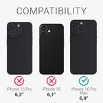 Laptop, Telefoane si Tablete - Telefoane mobile si accesorii - Accesorii Telefoane - Huse telefoane - Husa Kwmobile pentru iPhone 16 Pro Max, anti-alunecare, lemn, TPU, aspect maro - Infinity.ro