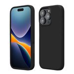 Laptop, Telefoane si Tablete - Telefoane mobile si accesorii - Accesorii Telefoane - Huse telefoane - Husa Kwmobile pentru iPhone 16 Pro Max, anti-alunecare, anti-amprenta, silicon, negru - Infinity.ro