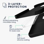 Laptop, Telefoane si Tablete - Telefoane mobile si accesorii - Accesorii Telefoane - Huse telefoane - Husa Kwmobile pentru iPhone 16 Pro Max, anti-alunecare, anti-amprenta, silicon, negru - Infinity.ro