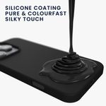 Laptop, Telefoane si Tablete - Telefoane mobile si accesorii - Accesorii Telefoane - Huse telefoane - Husa Kwmobile pentru iPhone 16 Pro Max, anti-alunecare, anti-amprenta, silicon, negru - Infinity.ro