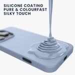 Laptop, Telefoane si Tablete - Telefoane mobile si accesorii - Accesorii Telefoane - Huse telefoane - Husa Kwmobile pentru iPhone 16 Pro Max, anti-alunecare, protectie la socuri, silicon, albastru - Infinity.ro
