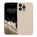 Laptop, Telefoane si Tablete - Telefoane mobile si accesorii - Accesorii Telefoane - Huse telefoane - Husa Kwmobile pentru iPhone 16 Pro Max, anti-alunecare, protectie la zgarieturi, silicon, bej - Infinity.ro