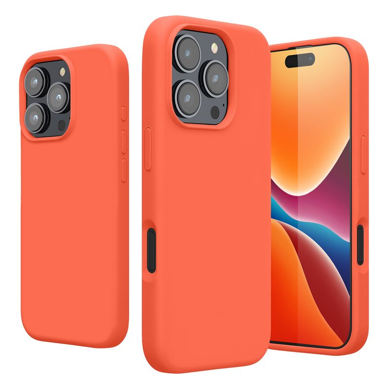 Laptop, Telefoane si Tablete - Telefoane mobile si accesorii - Accesorii Telefoane - Huse telefoane - Husa Kwmobile pentru iPhone 16 Pro Max, anti-alunecare, protectie la zgarieturi, silicon, roz - Infinity.ro