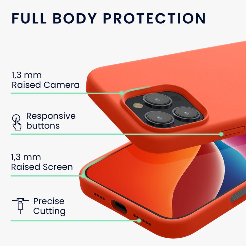 Laptop, Telefoane si Tablete - Telefoane mobile si accesorii - Accesorii Telefoane - Huse telefoane - Husa Kwmobile pentru iPhone 16 Pro Max, anti-alunecare, protectie la zgarieturi, silicon, roz - Infinity.ro