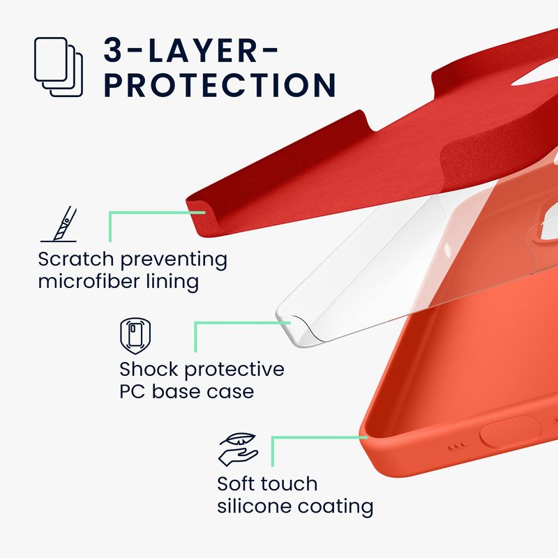 Laptop, Telefoane si Tablete - Telefoane mobile si accesorii - Accesorii Telefoane - Huse telefoane - Husa Kwmobile pentru iPhone 16 Pro Max, anti-alunecare, protectie la zgarieturi, silicon, roz - Infinity.ro