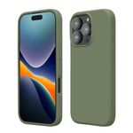 Laptop, Telefoane si Tablete - Telefoane mobile si accesorii - Accesorii Telefoane - Huse telefoane - Husa Kwmobile pentru iPhone 16 Pro Max, anti-alunecare, protectie la socuri, silicon, verde - Infinity.ro