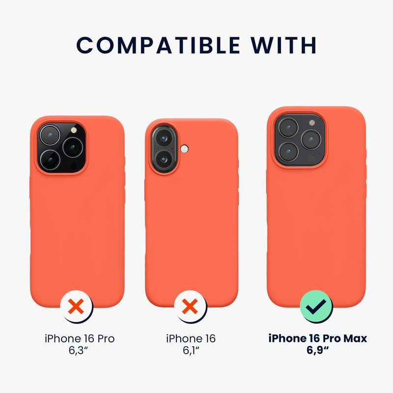 Laptop, Telefoane si Tablete - Telefoane mobile si accesorii - Accesorii Telefoane - Huse telefoane - Husa Kwmobile pentru iPhone 16 Pro Max, anti-alunecare, protectie la zgarieturi, silicon, roz - Infinity.ro