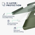 Laptop, Telefoane si Tablete - Telefoane mobile si accesorii - Accesorii Telefoane - Huse telefoane - Husa Kwmobile pentru iPhone 16 Pro Max, anti-alunecare, protectie la socuri, silicon, verde - Infinity.ro