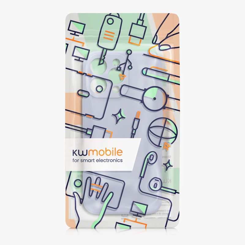 Laptop, Telefoane si Tablete - Telefoane mobile si accesorii - Accesorii Telefoane - Huse telefoane - Husa Kwmobile pentru iPhone 16 Pro Max, anti-alunecare, silicon, albastru deschis mat - Infinity.ro