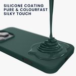 Laptop, Telefoane si Tablete - Telefoane mobile si accesorii - Accesorii Telefoane - Huse telefoane - Husa Kwmobile pentru iPhone 16 Pro Max, anti-alunecare, silicon, albastru verzui - Infinity.ro