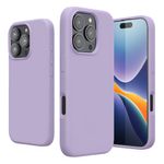 Laptop, Telefoane si Tablete - Telefoane mobile si accesorii - Accesorii Telefoane - Huse telefoane - Husa Kwmobile pentru iPhone 16 Pro Max, anti-alunecare, silicon, lavanda - Infinity.ro