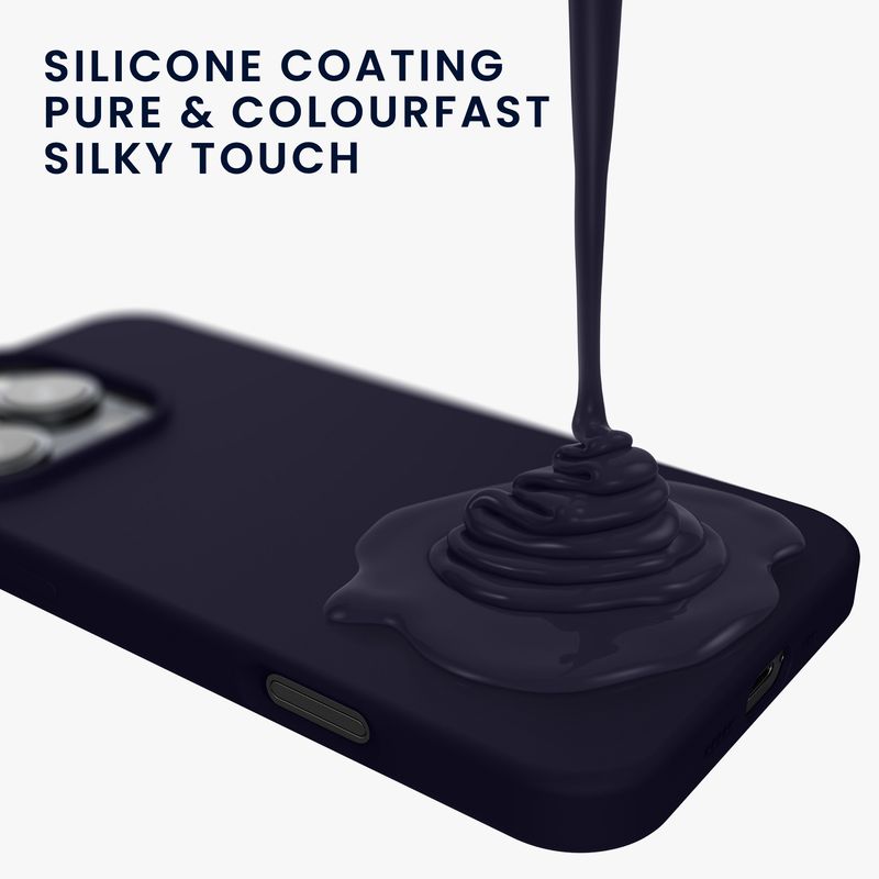 Laptop, Telefoane si Tablete - Telefoane mobile si accesorii - Accesorii Telefoane - Huse telefoane - Husa Kwmobile pentru iPhone 16 Pro Max, anti-alunecare, silicon, ocean - Infinity.ro