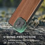 Laptop, Telefoane si Tablete - Telefoane mobile si accesorii - Accesorii Telefoane - Huse telefoane - Husa Kwmobile pentru iPhone 16 Pro Max, compatibilitate MagSafe, lemn, TPU, maro - Infinity.ro