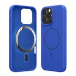 Laptop, Telefoane si Tablete - Telefoane mobile si accesorii - Accesorii Telefoane - Huse telefoane - Husa Kwmobile pentru iPhone 16 Pro Max, compatibilitate MagSafe, silicon, albastru - Infinity.ro