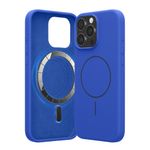 Laptop, Telefoane si Tablete - Telefoane mobile si accesorii - Accesorii Telefoane - Huse telefoane - Husa Kwmobile pentru iPhone 16 Pro Max, compatibilitate MagSafe, silicon, albastru - Infinity.ro