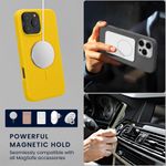 Laptop, Telefoane si Tablete - Telefoane mobile si accesorii - Accesorii Telefoane - Huse telefoane - Husa Kwmobile pentru iPhone 16 Pro Max, compatibilitate MagSafe, silicon, galben - Infinity.ro
