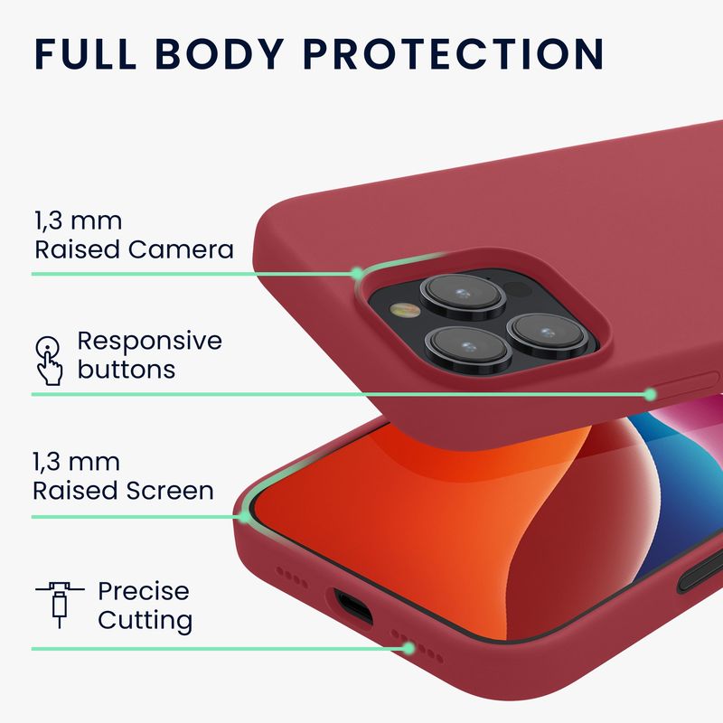 Laptop, Telefoane si Tablete - Telefoane mobile si accesorii - Accesorii Telefoane - Huse telefoane - Husa Kwmobile pentru iPhone 16 Pro, anti-alunecare, anti-amprenta, silicon, roz - Infinity.ro