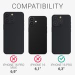 Laptop, Telefoane si Tablete - Telefoane mobile si accesorii - Accesorii Telefoane - Huse telefoane - Husa Kwmobile pentru iPhone 16 Pro, anti-alunecare, lemn, TPU, aspect maro - Infinity.ro