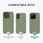 Laptop, Telefoane si Tablete - Telefoane mobile si accesorii - Accesorii Telefoane - Huse telefoane - Husa Kwmobile pentru iPhone 16 Pro, anti-alunecare, protectie la socuri, silicon, verde - Infinity.ro