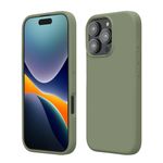 Laptop, Telefoane si Tablete - Telefoane mobile si accesorii - Accesorii Telefoane - Huse telefoane - Husa Kwmobile pentru iPhone 16 Pro, anti-alunecare, protectie la socuri, silicon, verde - Infinity.ro