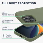 Laptop, Telefoane si Tablete - Telefoane mobile si accesorii - Accesorii Telefoane - Huse telefoane - Husa Kwmobile pentru iPhone 16 Pro, anti-alunecare, protectie la socuri, silicon, verde - Infinity.ro