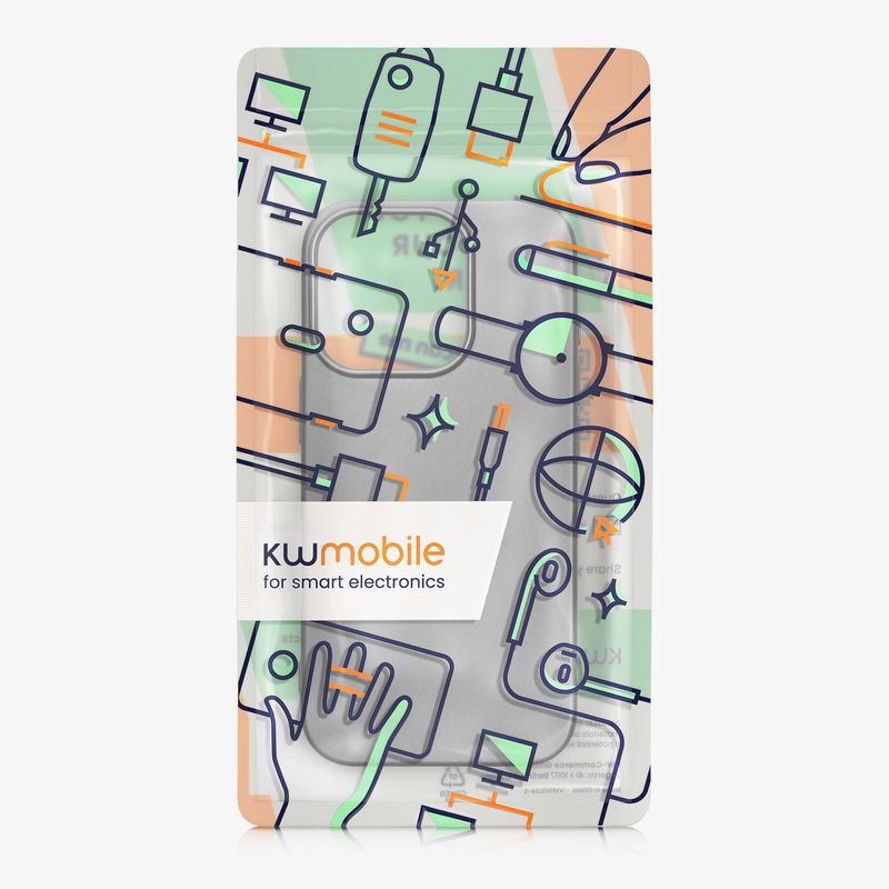 Laptop, Telefoane si Tablete - Telefoane mobile si accesorii - Accesorii Telefoane - Huse telefoane - Husa Kwmobile pentru iPhone 16 Pro, anti-alunecare, protectie la zgarieturi, silicon, gri - Infinity.ro