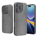 Laptop, Telefoane si Tablete - Telefoane mobile si accesorii - Accesorii Telefoane - Huse telefoane - Husa Kwmobile pentru iPhone 16 Pro, anti-alunecare, protectie la zgarieturi, silicon, gri - Infinity.ro