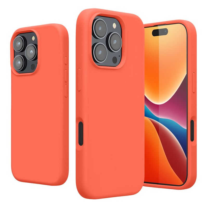Laptop, Telefoane si Tablete - Telefoane mobile si accesorii - Accesorii Telefoane - Huse telefoane - Husa Kwmobile pentru iPhone 16 Pro, anti-alunecare, protectie la zgarieturi, silicon, roz - Infinity.ro