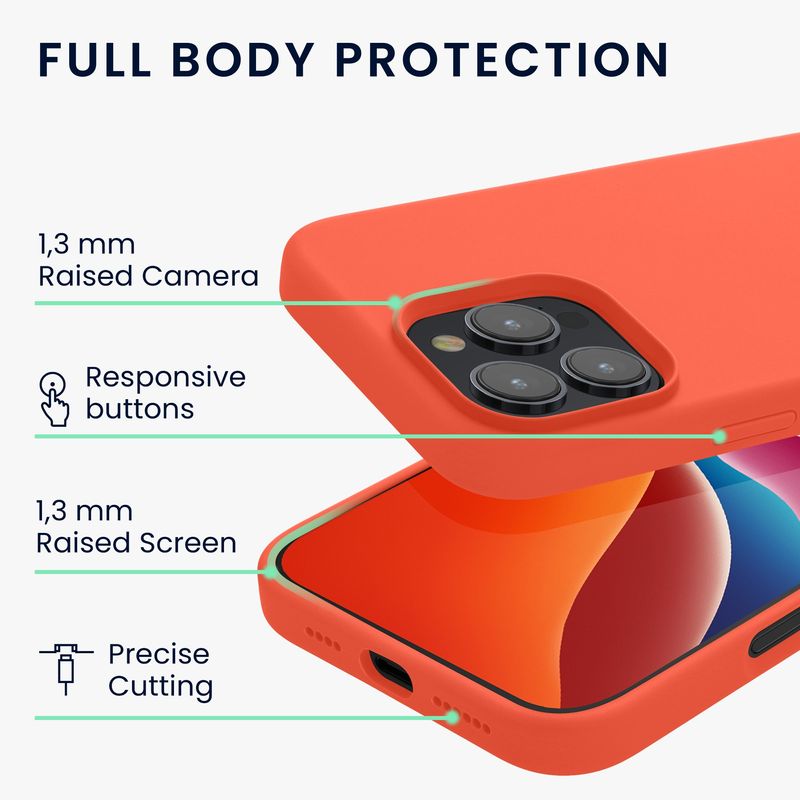 Laptop, Telefoane si Tablete - Telefoane mobile si accesorii - Accesorii Telefoane - Huse telefoane - Husa Kwmobile pentru iPhone 16 Pro, anti-alunecare, protectie la zgarieturi, silicon, roz - Infinity.ro