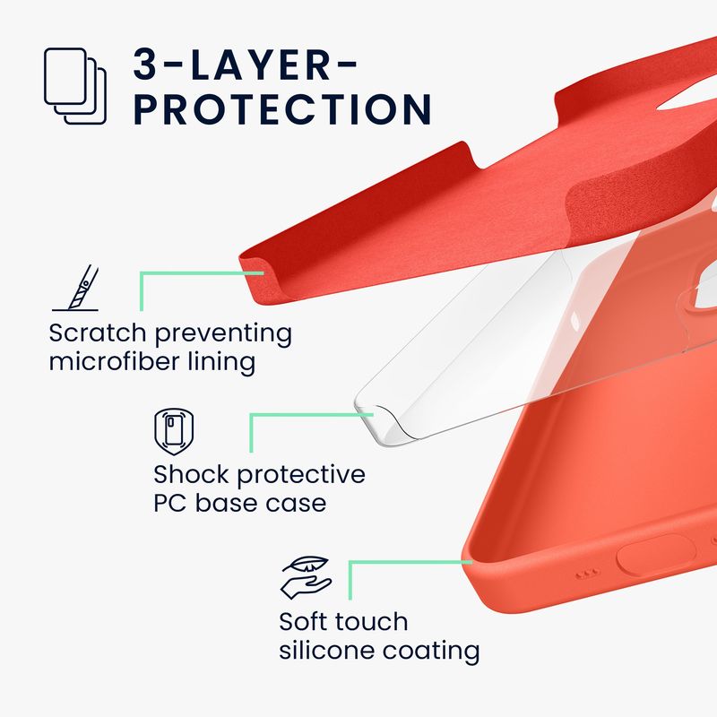 Laptop, Telefoane si Tablete - Telefoane mobile si accesorii - Accesorii Telefoane - Huse telefoane - Husa Kwmobile pentru iPhone 16 Pro, anti-alunecare, protectie la zgarieturi, silicon, roz - Infinity.ro