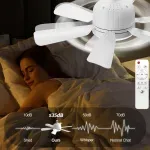 Electronice si Electrocasnice - Climatizare si sisteme de incalzire - Aparate racire aer - Ventilatoare - Ventilator de Tavan Inteligent cu Lumina LED si Telecomanda - Infinity.ro