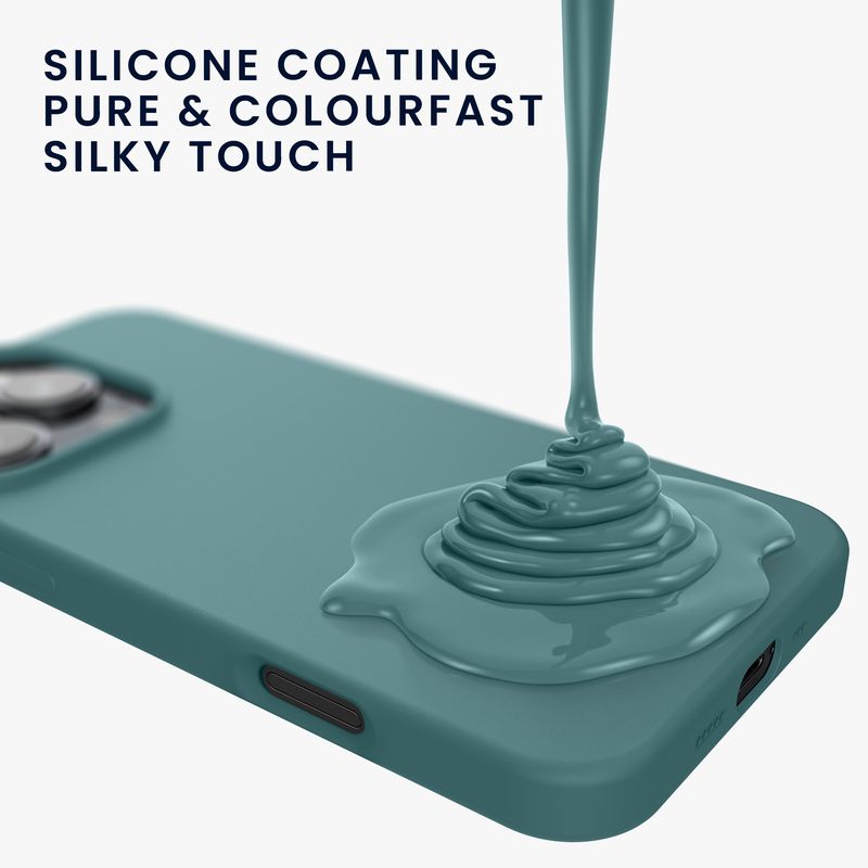 Laptop, Telefoane si Tablete - Telefoane mobile si accesorii - Accesorii Telefoane - Huse telefoane - Husa Kwmobile pentru iPhone 16 Pro, anti-alunecare, silicon, noapte - Infinity.ro