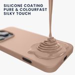 Laptop, Telefoane si Tablete - Telefoane mobile si accesorii - Accesorii Telefoane - Huse telefoane - Husa Kwmobile pentru iPhone 16 Pro, anti-alunecare, silicon, roz antic - Infinity.ro