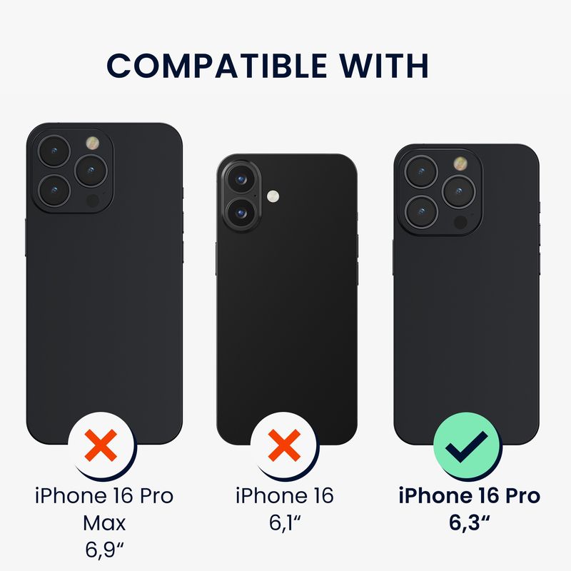 Laptop, Telefoane si Tablete - Telefoane mobile si accesorii - Accesorii Telefoane - Huse telefoane - Husa Kwmobile pentru iPhone 16 Pro, compatibilitate MagSafe, lemn, TPU, maro, negru - Infinity.ro