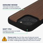Laptop, Telefoane si Tablete - Telefoane mobile si accesorii - Accesorii Telefoane - Huse telefoane - Husa Kwmobile pentru iPhone 16 Pro, compatibilitate MagSafe, lemn, TPU, maro - Infinity.ro