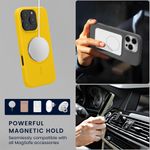 Laptop, Telefoane si Tablete - Telefoane mobile si accesorii - Accesorii Telefoane - Huse telefoane - Husa Kwmobile pentru iPhone 16 Pro, compatibilitate MagSafe, silicon, galben - Infinity.ro