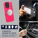 Laptop, Telefoane si Tablete - Telefoane mobile si accesorii - Accesorii Telefoane - Huse telefoane - Husa Kwmobile pentru iPhone 16 Pro, compatibilitate MagSafe, silicon, roz - Infinity.ro