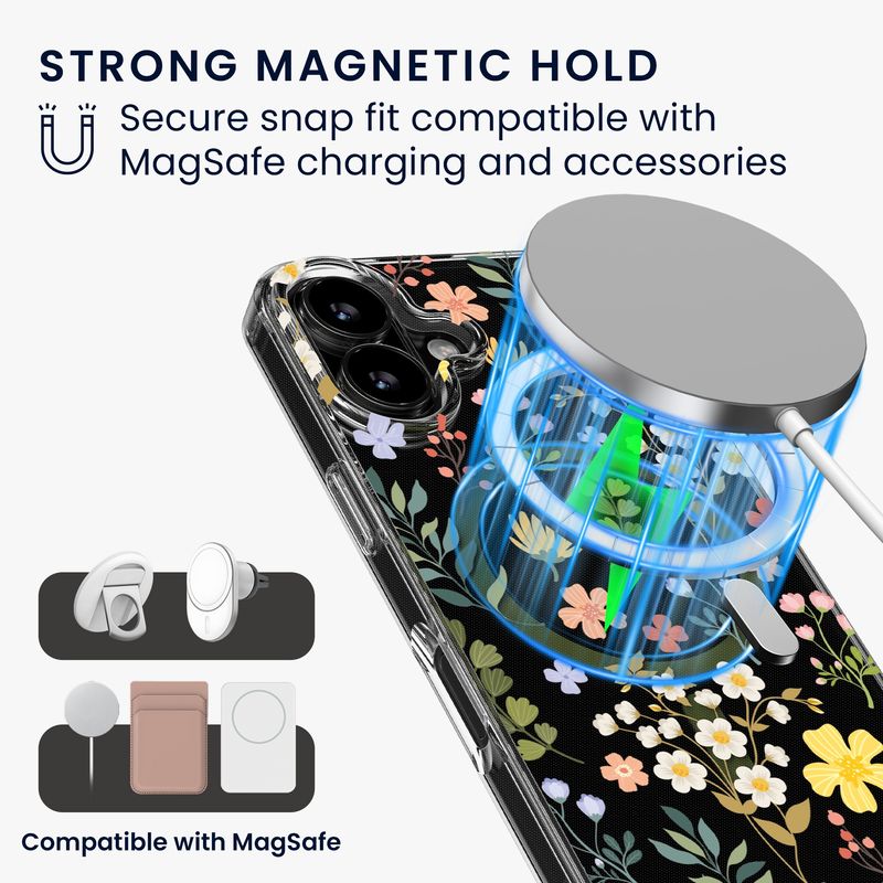Laptop, Telefoane si Tablete - Telefoane mobile si accesorii - Accesorii Telefoane - Huse telefoane - Husa Kwmobile pentru iPhone 16, compatibilitate MagSafe, acril, TPU, transparent - Infinity.ro