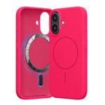 Laptop, Telefoane si Tablete - Telefoane mobile si accesorii - Accesorii Telefoane - Huse telefoane - Husa Kwmobile pentru iPhone 16, compatibilitate MagSafe, silicon, roz - Infinity.ro