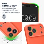 Laptop, Telefoane si Tablete - Telefoane mobile si accesorii - Accesorii Telefoane - Huse telefoane - Husa Kwmobile pentru iPhone 17 Pro Max, anti-alunecare, protectie la socuri, silicon, roz - Infinity.ro