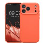 Laptop, Telefoane si Tablete - Telefoane mobile si accesorii - Accesorii Telefoane - Huse telefoane - Husa Kwmobile pentru iPhone 17 Pro Max, anti-alunecare, protectie la socuri, silicon, roz - Infinity.ro