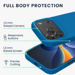 Laptop, Telefoane si Tablete - Telefoane mobile si accesorii - Accesorii Telefoane - Huse telefoane - Husa Kwmobile pentru iPhone 17 Pro Max, anti-alunecare, silicon, albastru recif - Infinity.ro